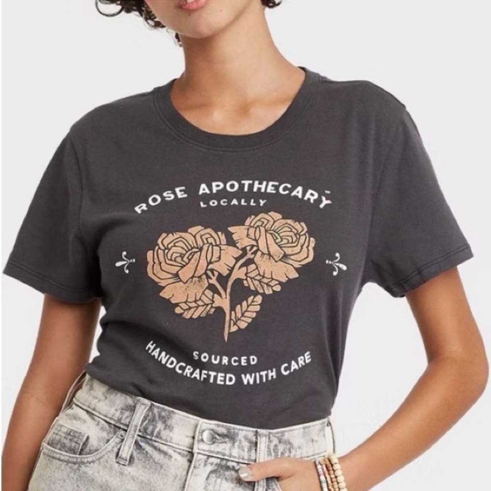 SCHITTS CREEK | black graphic tshirt ROSE APOTHECARY